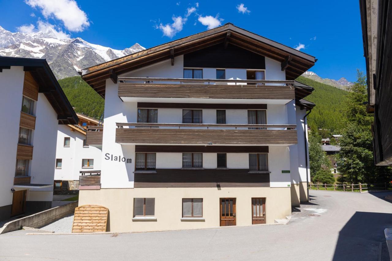Apartamento Haus Slalom Saas-Fee Exterior foto