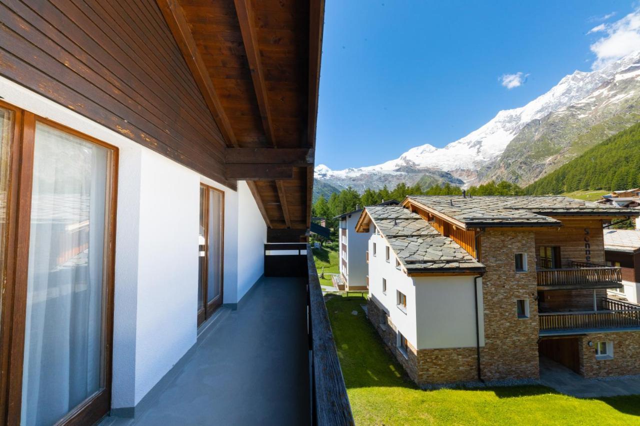Apartamento Haus Slalom Saas-Fee Exterior foto